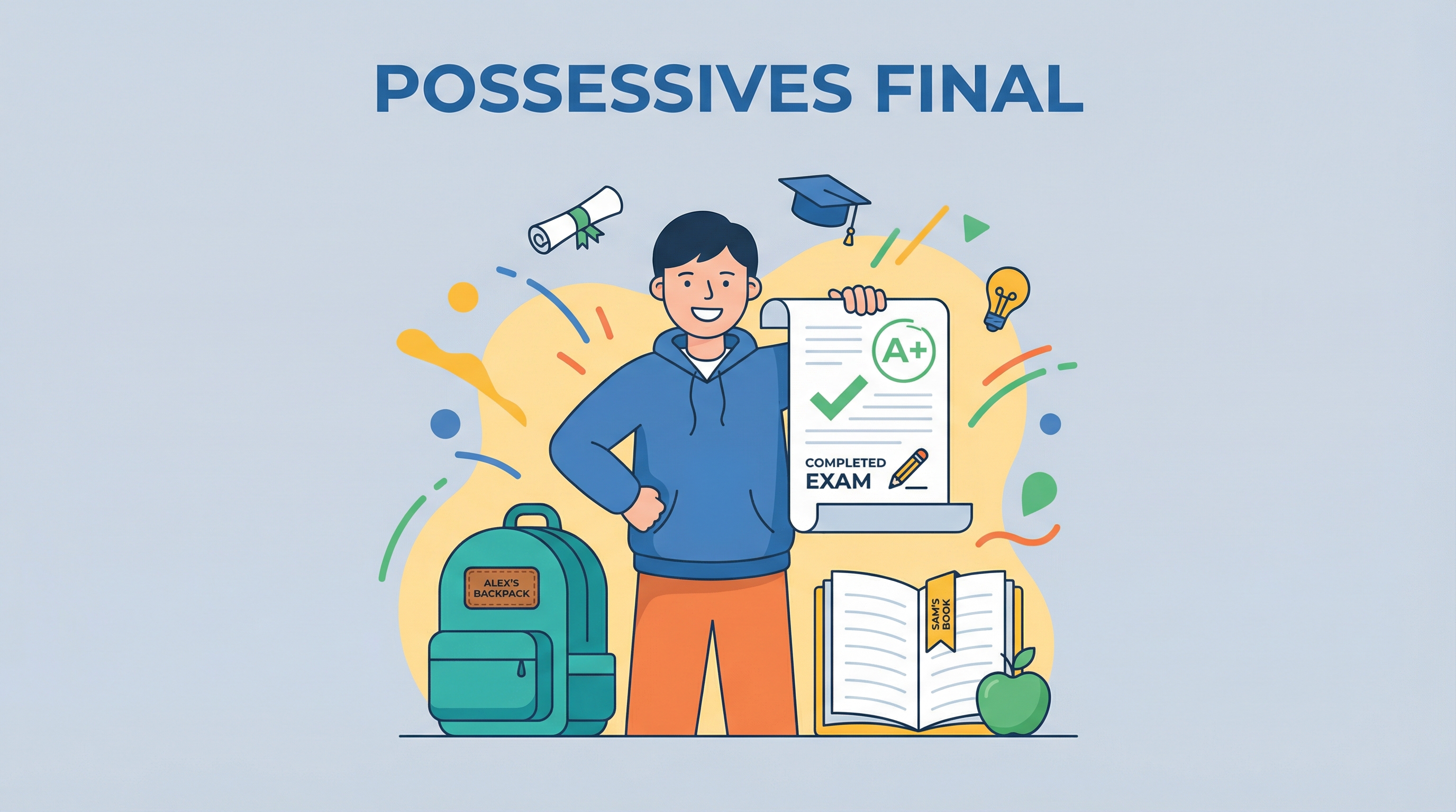 Quiz 10: Desafio Final de Possessivos