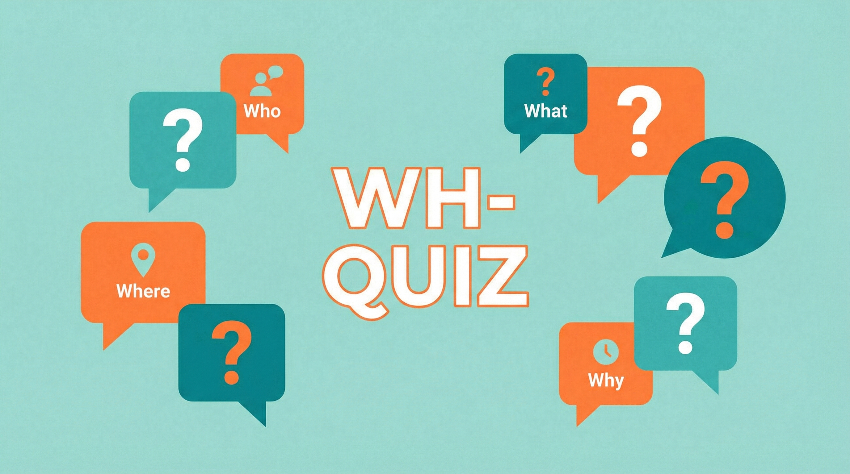 Quiz 8: Revisão de Wh- Questions (Parte 1)